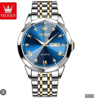 Picture of Oli-vs 9931 new luxury fashion stainless steel imported quartz movement wrist-watch for men - Watch-Blue