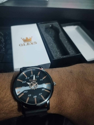 Picture of Oli-vs new luxury fashion leather belt wrist-watche for men only Halping hends BD-Black