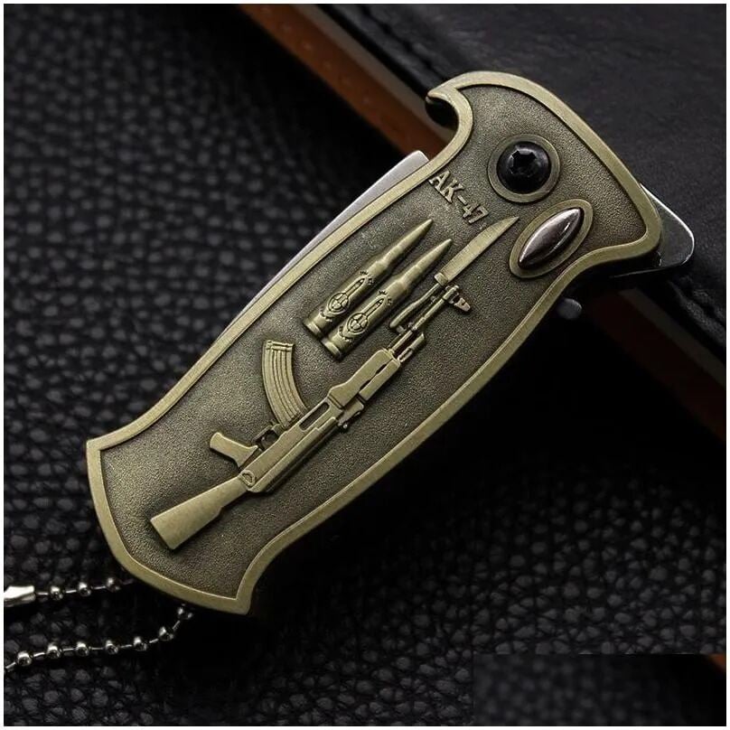 Picture of ool Metal Torch Lighter, Unique Swords Design Appearance, Inflatable and Reusable, Suitable for Men's Gift Ideas (No Gas) (Bronze