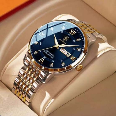 Picture of POEDAGAR Luxury Top Brand Waterproof Luminous Date Week Sports Japan movement Stainless Steel 836-Gold