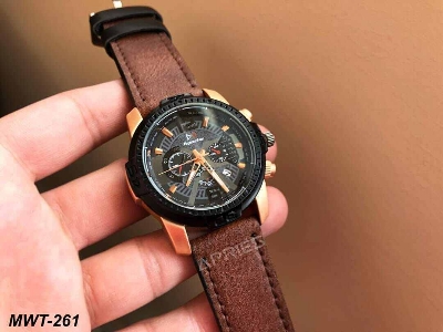 Picture of Premium Apache Watch for Men with Calendar.Brown deep white, Brown black, full black new, Brown light white, blueblack, full choclate