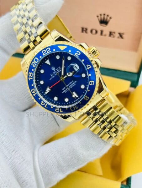 Picture of Premium Watch for men by RO - LEXSilver Blue, golden white, Golden Blue, Silver Pepsi, Silver white, Golden black