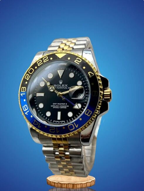 Picture of Premium Watch for men by RO - LEXSilver Blue, golden white, Golden Blue, Silver Pepsi, Silver white, Golden black