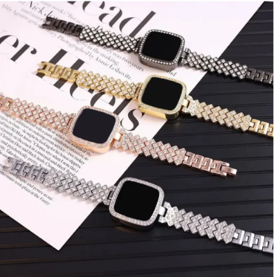 Picture of Timeless Beauty - Discover a Style Fashion Square Diamond Watch for Women that's an Elegant Accessory and a TimepieceBlack, silver, Gold