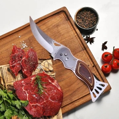 Picture of Ultra Sharpe ki tchen k nife for multipurpose best for cutting fruits vegetables salad 3 inches blade size k nife is made with high car bon steelMulticolor