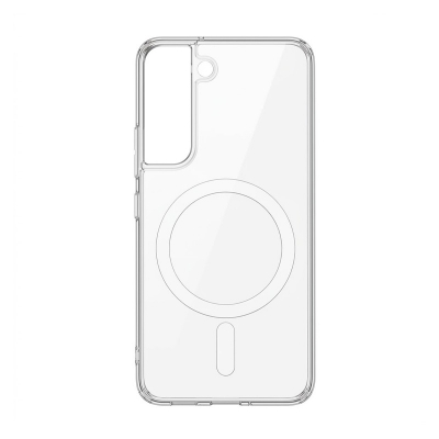 Picture of For Samsung Galaxy S22 Transparent Magnatic Magsafe Anti Yellow Clear Protective Phone Case Back Cover