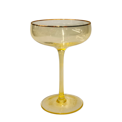 Picture of GLOD RIM ICE CREAM GLASS CUP 15CM-EB075