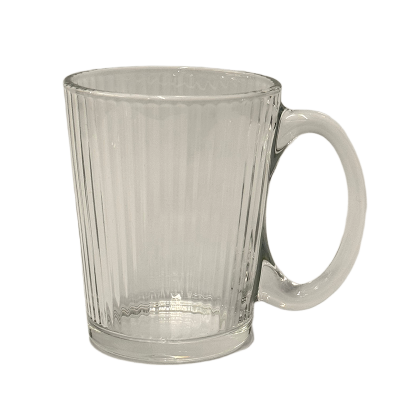 Picture of GLASS MUG 290ML 10x8CM-TZ2829B-RE159