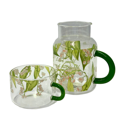 Picture of GLASS JUICE POT WITH CUP 365-P-ALD270