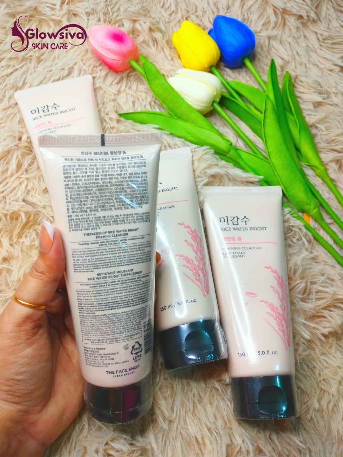 Picture of The Face Shop Rice Water Bright Foaming Cleanser 150ml 