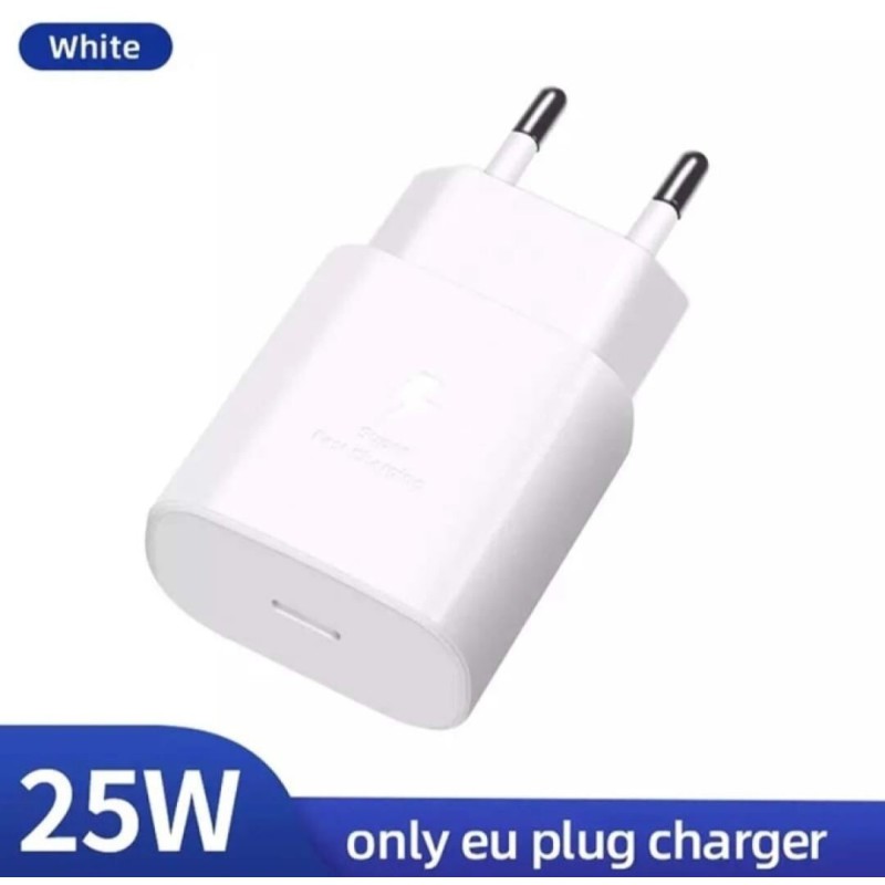 Picture of 25W Super Fast Charger USB Type-C Power Adapter with Type-C to Type-C Cable – Original Quality, High-Speed Charging