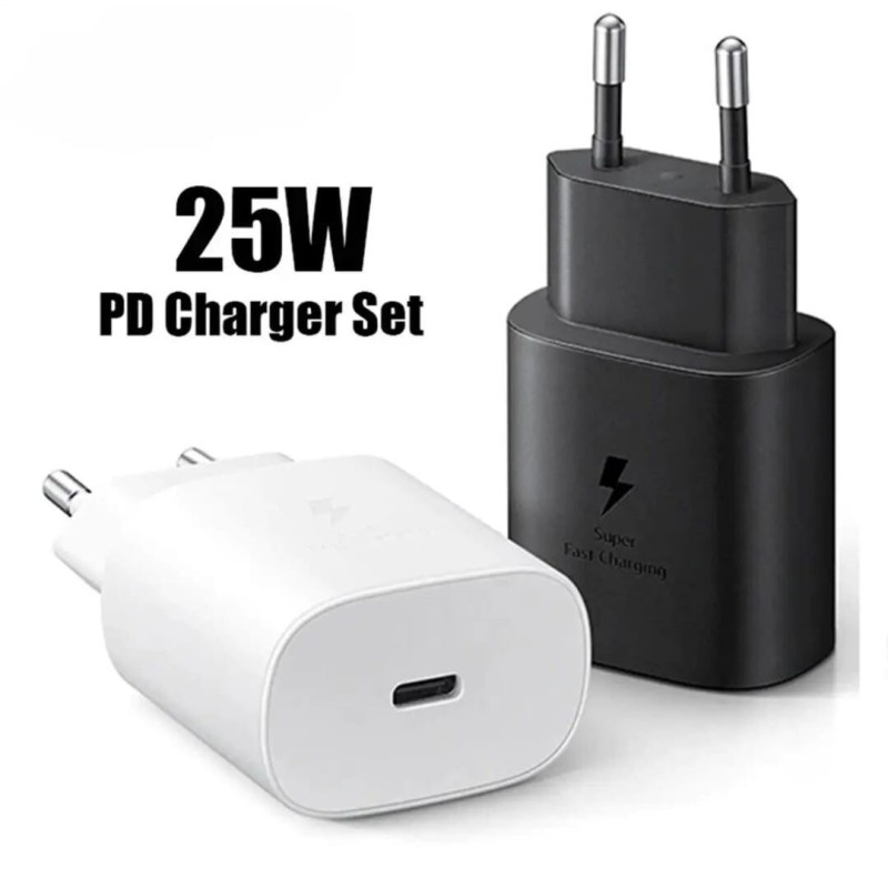 Picture of 25W Super Fast Charger USB Type-C Power Adapter with Type-C to Type-C Cable – Original Quality, High-Speed Charging