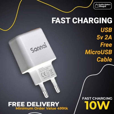 Picture of Charger 6W/10w Adapter Fast Charging  With Type B Cable For Phone Neckband SmartWatch TWS Smart Device