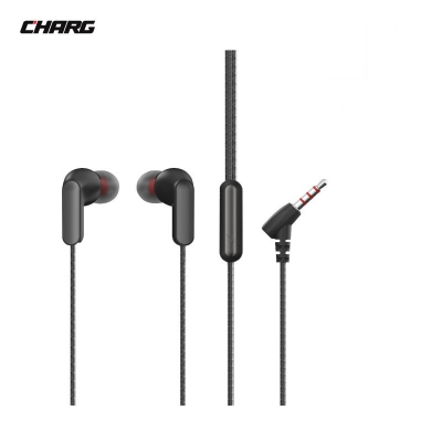 Picture of CHARG DM-E62 In Ear Wired Earphone Strong Bass With HD Mic 3.5mm  - Black