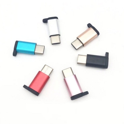Picture of USB type B to type C converter Type C fast charging adapter -Multicolor