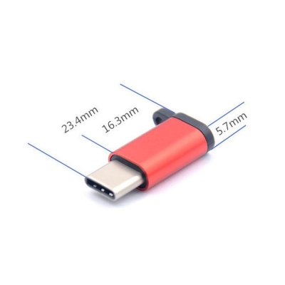 Picture of USB type B to type C converter Type C fast charging adapter -Multicolor