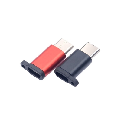 Picture of USB type B to type C converter Type C fast charging adapter -Multicolor