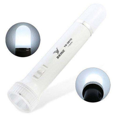 Picture of YAGE YG-3870 Rechargeable LED Flashlight Candle Night Light Long Lasting Battery - torch light -White