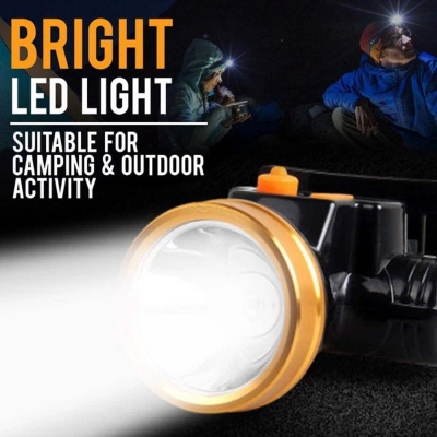 Picture of YAGE High Power LED Headlamp Rechargeable Head Lamp -Black