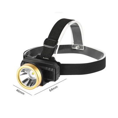 Picture of High Power LED Headlamp Rechargeable Headlight Built-in 18650 1200mAh Battery 3W Head Lamp Waterproof Head Torch Head Light -Black
