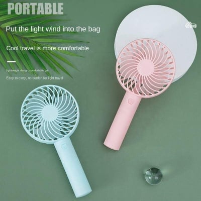 Picture of Colorful Mini Fan USB Rechargeable Portable Fan