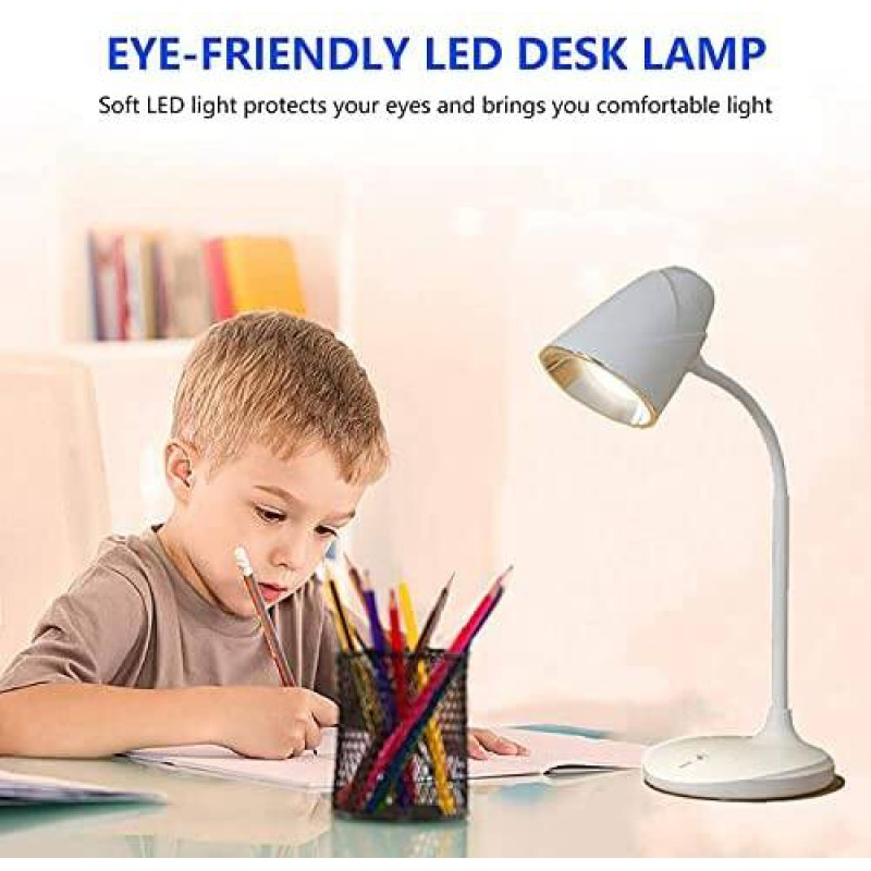 Picture of ENERGY / WEIDASI 6046 Rechargeable Desk Lamp Eye Comfort Study Lamp Touch Control LED 2400mAh Lithium Battery - table Lamp -White