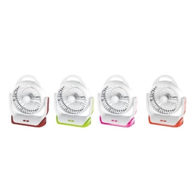 Picture of JOYKALY YG-729 Portable Rechargeable AC/DC Table Fan With LED