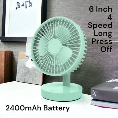 Picture of JOYKALY YG-735 rechargeable fan ac/dc 2400mAh Mini Fan charger fan