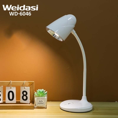 Picture of Weidasi / ENERGY 6046 Rechargeable table lamp Eye Protection Soft Light LED Long Lasting Touch Control -White