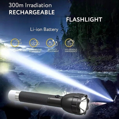 Picture of Long Range High Power Led Torch Light With Battery Charging Indicator - Illuminate Your Path With This Powerful Torch Light
