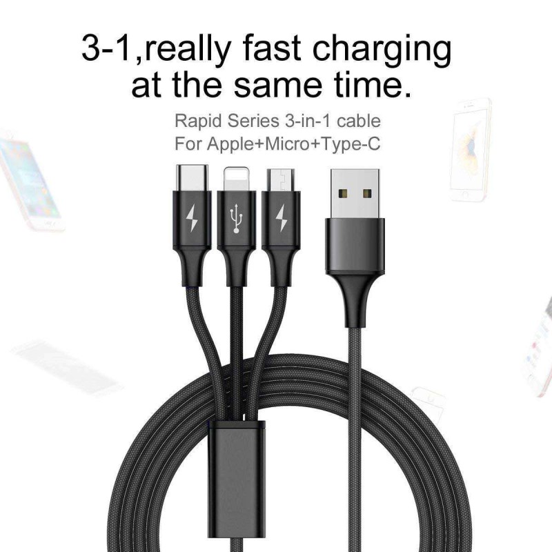 Picture of 3 in 1 USB Charger Cable