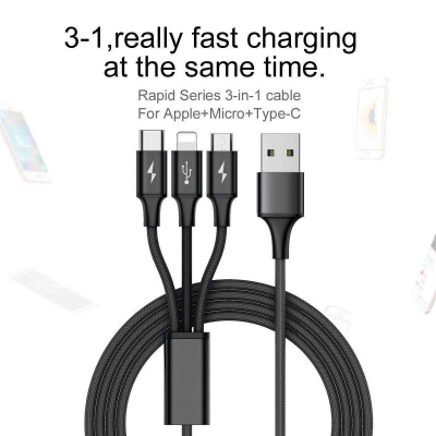 Picture of 3 in 1 USB Charger Cable