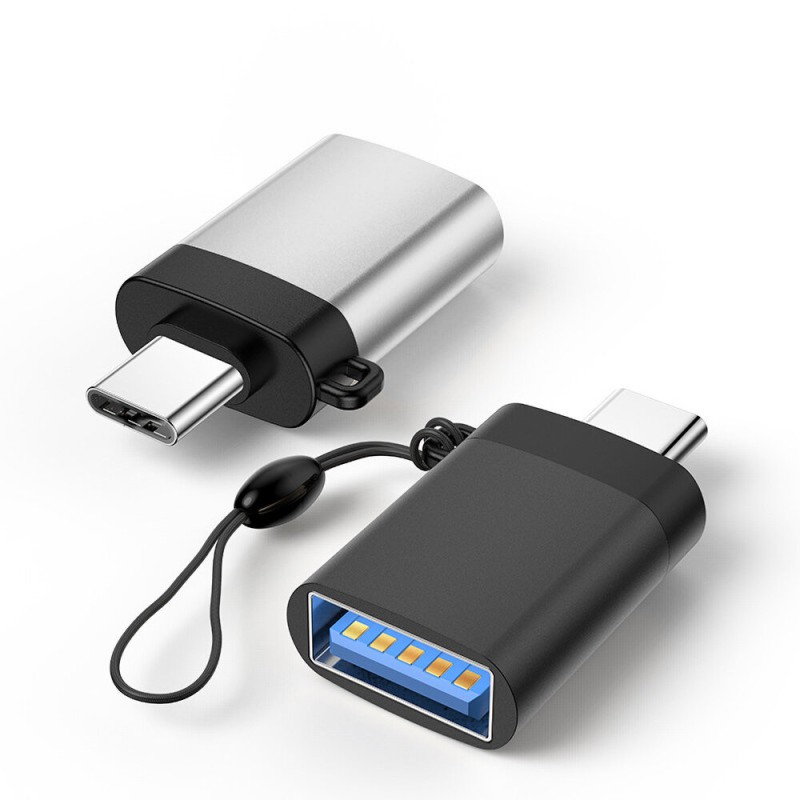 Picture of Otg Type C USB 3.0 Metal Body type c to usb female converter Adapter GB 5 -Black
