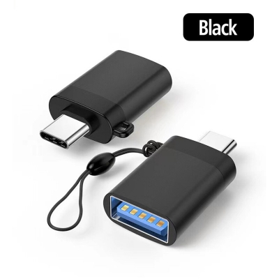 Picture of Otg Type C USB 3.0 Metal Body type c to usb female converter Adapter GB 5 -Black