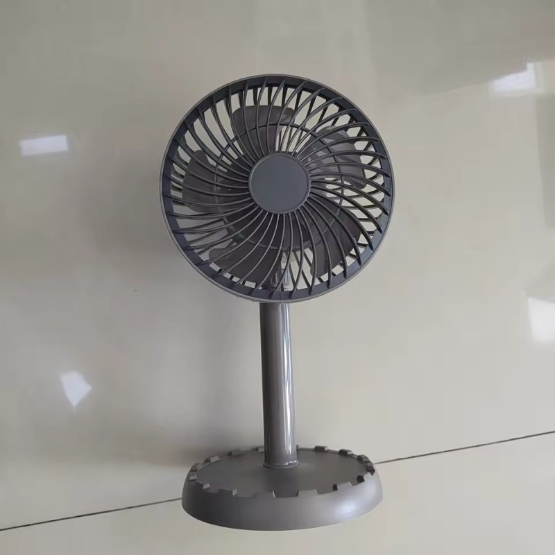 Picture of JYSUPER JY-2218 Rechargeable Table Fan Portable Mini Moving Fan Adjustable Fan DC Table Fan