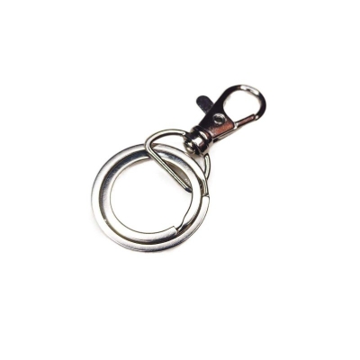 Picture of Metal Key Ring Strong Clip Silver Color Key Organizer Key Chain -Silver