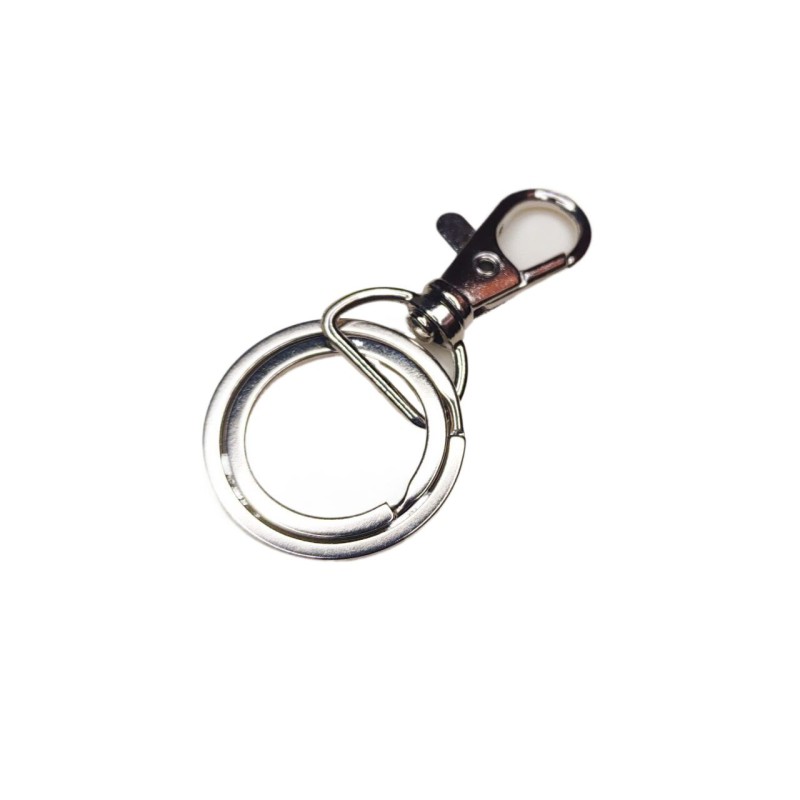 Picture of Metal Key Ring Strong Clip Silver Color Key Organizer Key Chain -Silver
