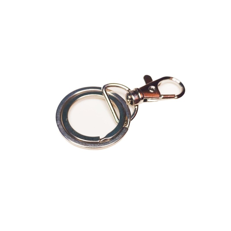 Picture of Metal Key Ring Strong Clip Silver Color Key Organizer Key Chain -Silver