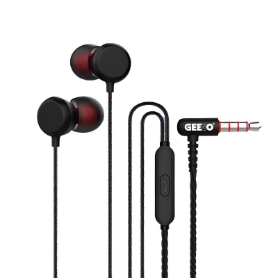 Picture of Geeoo x10 plus earphone Powerfull Sound headphone -Black