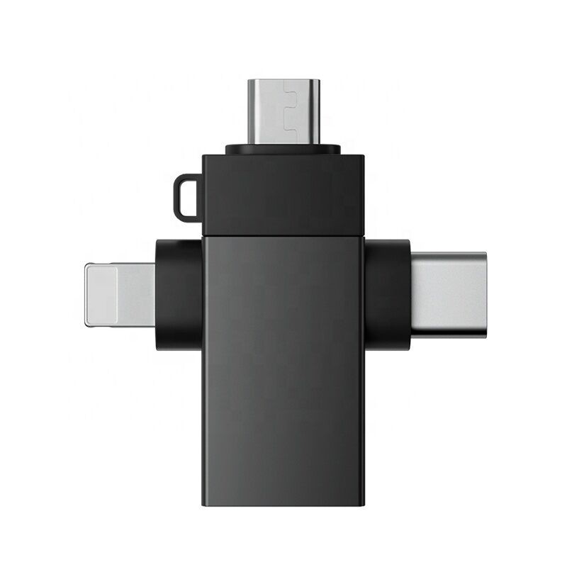 Picture of 3 In 1 OTG Adapter Lighting Type C Micro Usb To Usb 3.0 Converter