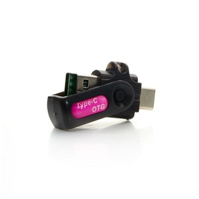 Picture of Stay Connected With 2 In 1 Usb Type C Otg Card Reader Tf Sd Memory Card Adapter - Convenient Data Transfer Solution