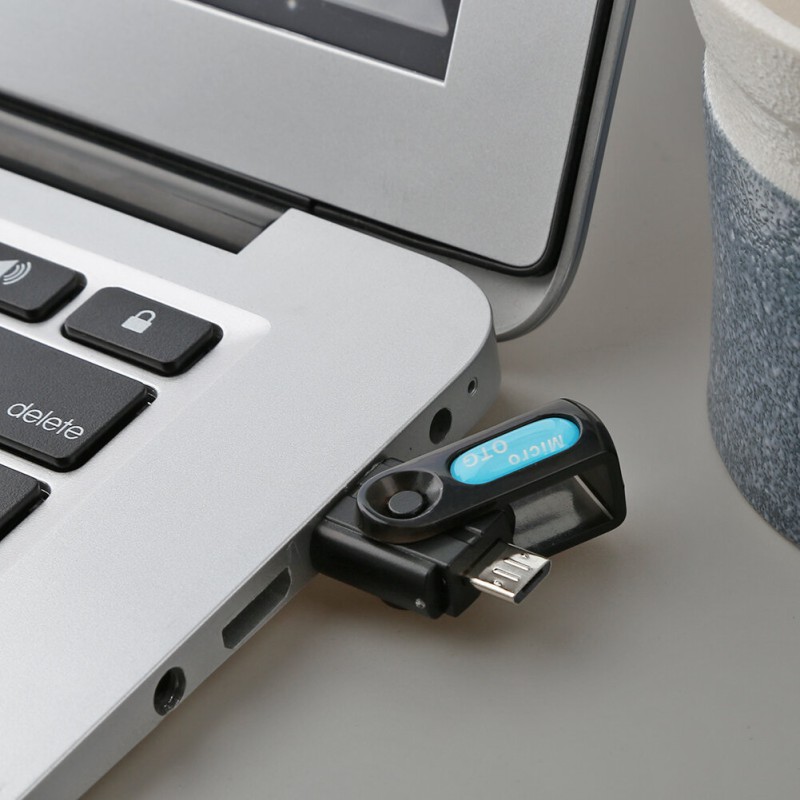 Picture of Stay Connected With 2 In 1 Usb Type C Otg Card Reader Tf Sd Memory Card Adapter - Convenient Data Transfer Solution