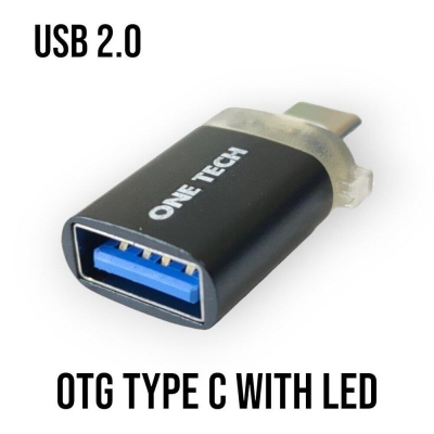 Picture of OTG Type C USB 2.0 to Type C Adapter With LED Indicator