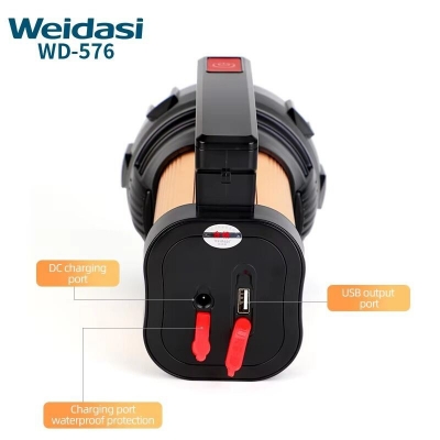 Picture of WEIDASI / DP WD-576 / 7303A Rechargeable Torch Light High Power Flashlight Long Range Search Light