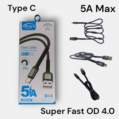 Picture of MOXX MDC-07 Fast Charging Cable Data Cable 5A High Current 60W Fast Charging PD Cable Type C
