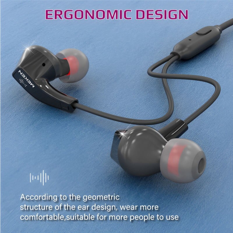 Picture of OneTech Sport Headphone HIFI In-Ear earphone 3.5mm Jack -Black