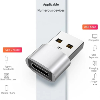 Picture of SPX USB to Type C converter 2.0 Adapter -Multicolor