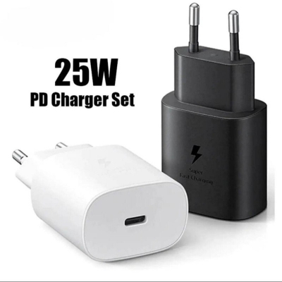 Picture of 25W Fast Charger Type C For SUPER FAST DASH CHARGE WARP CHARGE TURBO CHARGE SUPERVOOC DART QC 3.0 Charging -Black
