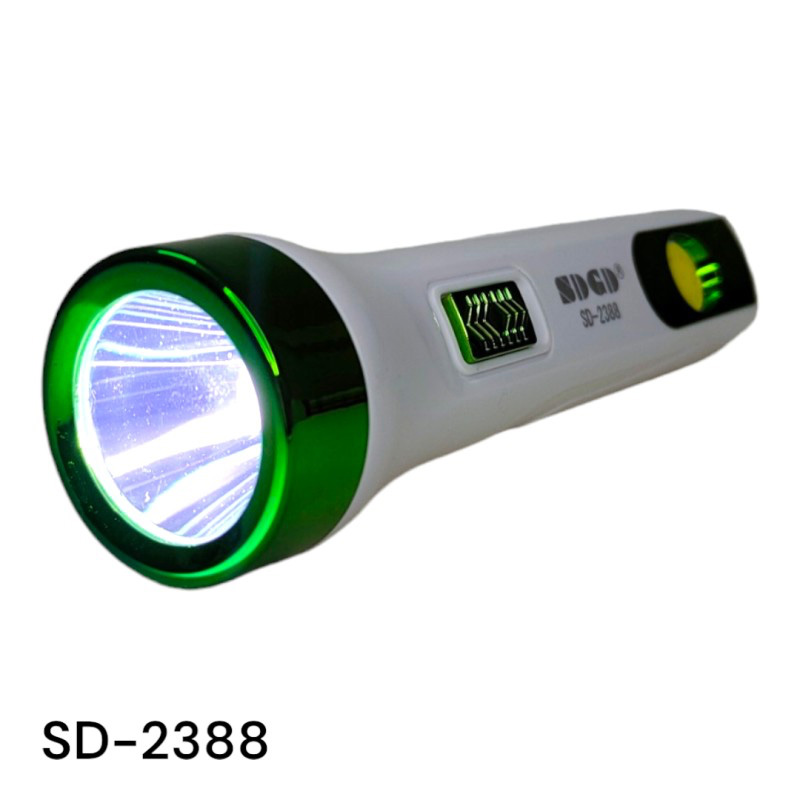 Picture of Torch Light SD-2388 Rechargeable 2 In 1 LED COB 500mAh Removable Battery -Multicolor