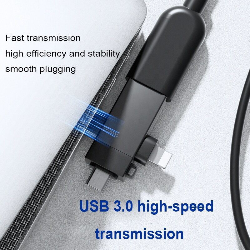 Picture of 3 In 1 OTG Adapter Lighting Type C Micro Usb To Usb 3.0 Converter